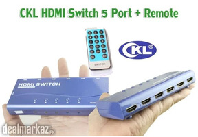 SWITCH 5 INPUTS – 1 HDMI OUTPUT (IR REMOTE) 3D / HDMI switch