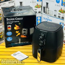 Original Silver Crest German Electric 2750-Watts Air Fryer 6 Liter