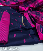 Stuff marina 3pcs suit bindi style shirt and linning trouser with dupa