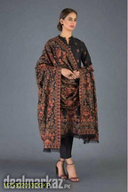 Women's 3 pcs unstitiched dhanak embroidered suit free delivery