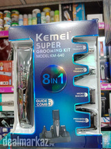 Rechargeable Kemei Brand Super Grooming Kit 8 in 1 Hair Trimmer