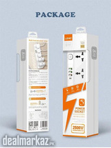 LDNIO SC5415 Multi Function Power Strip 5 Power Sockets +1PD 20W+1QC