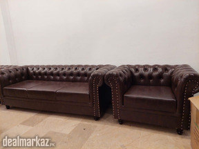 Five Seater Leather Sofa
