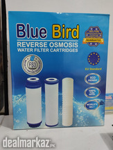 Water filter cartridges set PPF, CTO GAC UDF