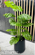 New Fancy Artificial Cut Leaf Plant With Fiber Pot