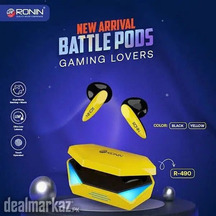 RONIN R-490 Battle Pods | Gaming + Music Mode (BLACK)