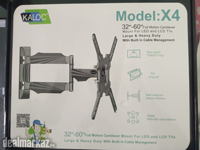 Kaloc x4 LCD LED tv monitor adjustable moveable imported Wall mount