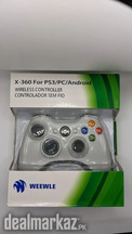 XBOX WIRELESS Controller With Usb for PC,PS3,ANDROID (WHISPER WHITE)
