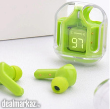 Wireless Earbuds Transparent With Deep Bass & Battery Display