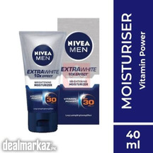 German Nivea Men Extra White 10× Effect Moisturiser Cream - 40 ML