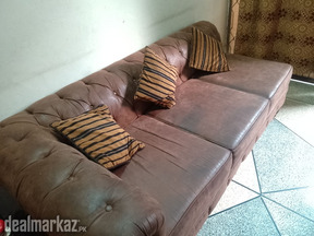 L shape sofa leather
