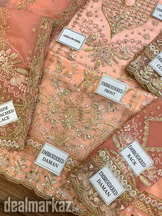 New) Un-Stitched 3 Pcs Brand *GULAAL* Fully Embroidered Suit