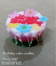 Birthday Cake Scented Candles 3D