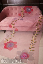 Lilac Floral Leafy Dupatta MJ by Madiha Jahangir
