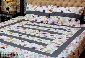Fashionable double bed sheet 3pcs
