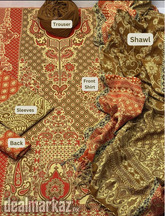 Fabric Acrylic jacquard wool 3pcs