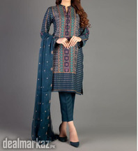 3pcs Karandi Embroidered