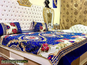 3 Piece Crystal Printed Bedsheets