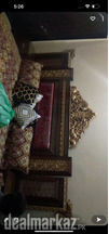 Wooden king size complete bedroom set