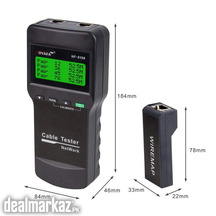 SC8108 Network Cable Tester LAN Phone Wire Meter Cat5 RJ45 Mapper Far