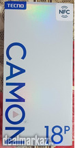 tecno camon 18p with box for sale