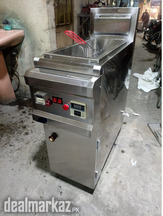 Single tank deep fryer 2 tube