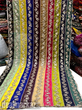 Stuff soft chiffon wedding dupta handmade lcd gotta work