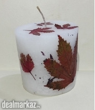 Scented Candles with Original Leafs