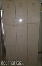 Steel Cabinet with Nine Lockers