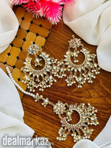 Kundan Earings & Tikka