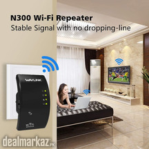 Wavlink Repeater Wi-Fi Range Extender - N300 Compact Wireless Access P