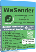 WaSender - Bulk WhatsApp Sender & Bot - 1 PC for 1 Month