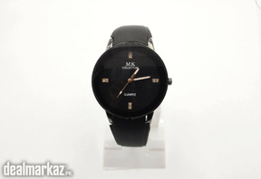 Mens casual analog watch black