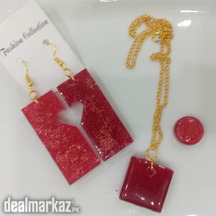 Resin jewelry set