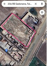 70 marla commercial plot on main road bypass