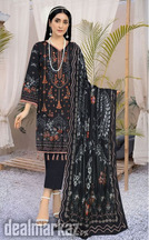 Bareeza 3-Piece Printed Embroidered Shamrey Collection