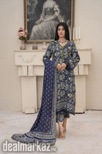 "3-Piece Unstitched Casual Wear Set from the Ripple Collection"
