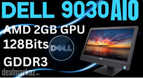 Gaming All in one dell 9030 2gb gpu amd 8 GB 256 GB 24 inches screen