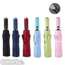 Best Quality Portable Automatic Folding Umbrella with Flashlight