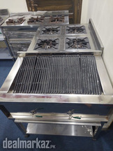 Charcoal grill gas stainless steel