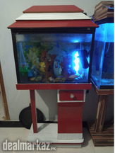 Fish aquarium red 2 feet brown 3 feet