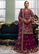 Gharara bridal dress