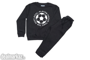 Football Cotton fleece tracksuit for kids