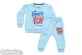 Cool dude fleece tracksuit for kids