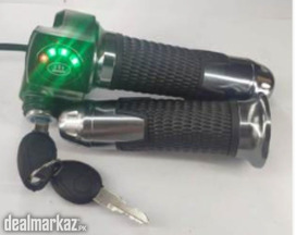 Electric Bike Twist Throttle With Lock & Volt Indication Lights