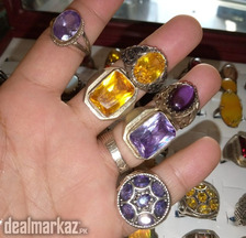 Zircon and Sulemani Aqeeq Rings - Whatsapp for order