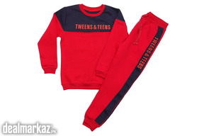 Tweens and teens red and blue tracksuit for kids