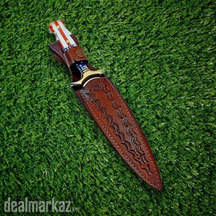 Handcrafted D2 Steel Double-Edged Dagger Blade Survival Hunting Knife