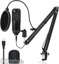 Microphone Kit Cardioid Condenser With Studio Sound