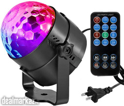 Disco Ball LED Party Lights-TTF Sound Activated LED RGB Strobe Light 7